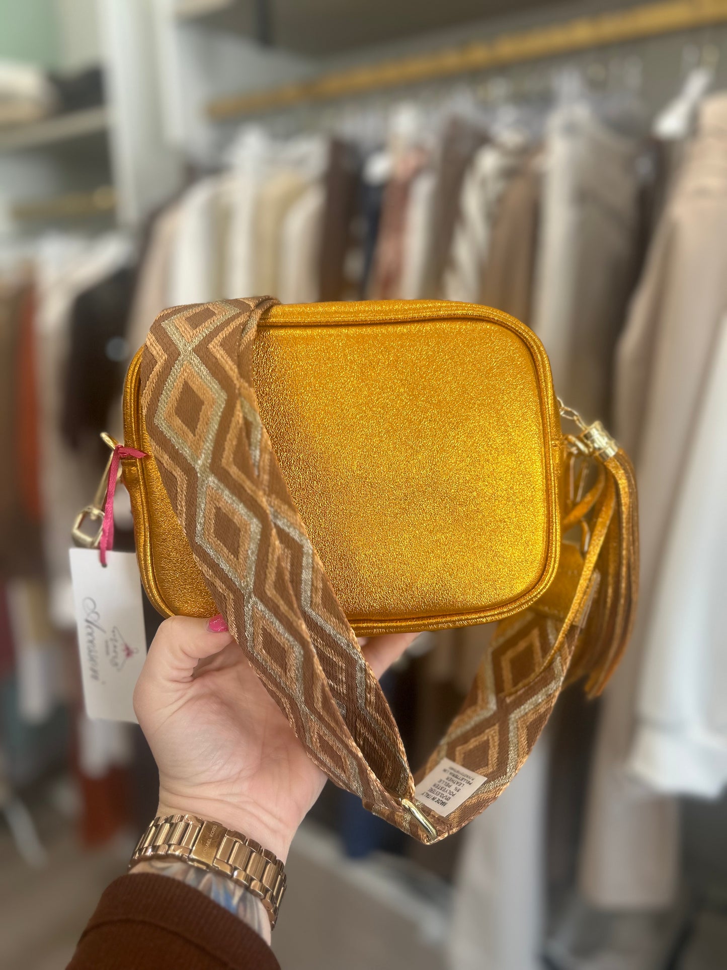 Trilly bag metallic