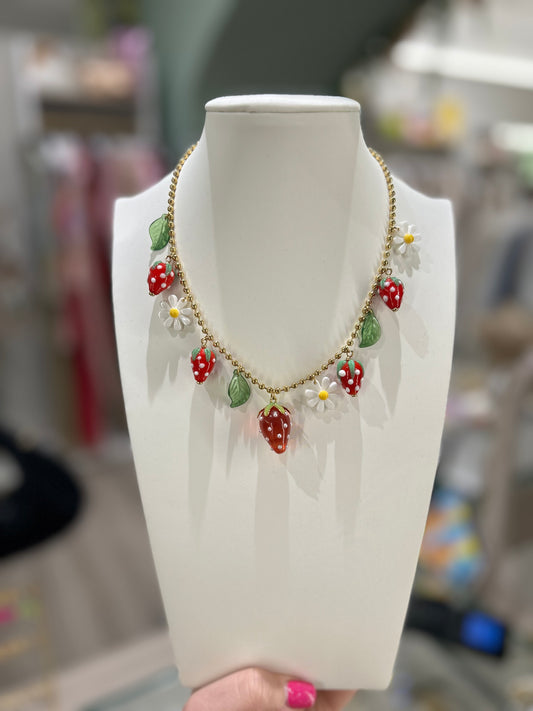 Collana strawberry