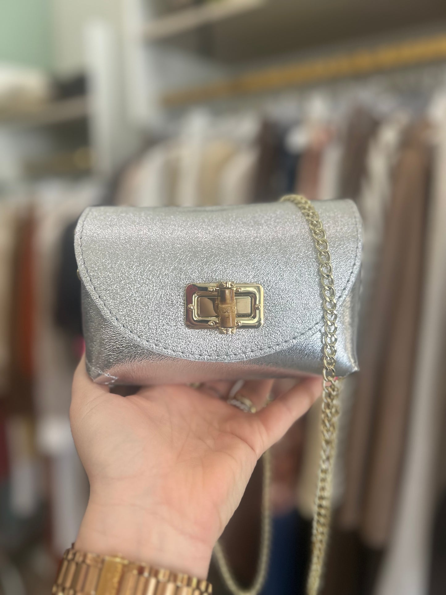 Mini Bag metallic
