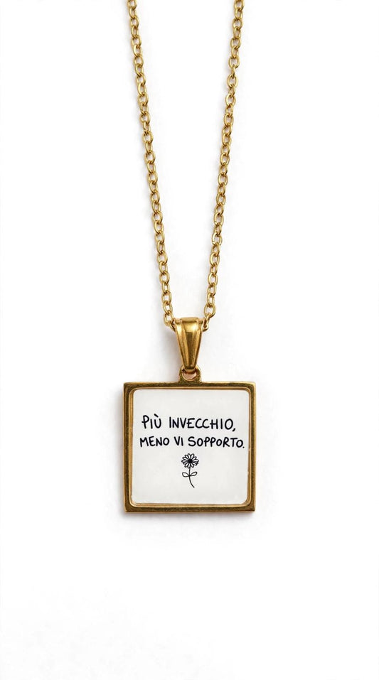 Più invecchio meno vi sopporto