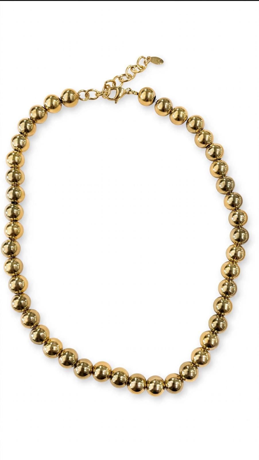 Collana BUBLES GOLD 1CM